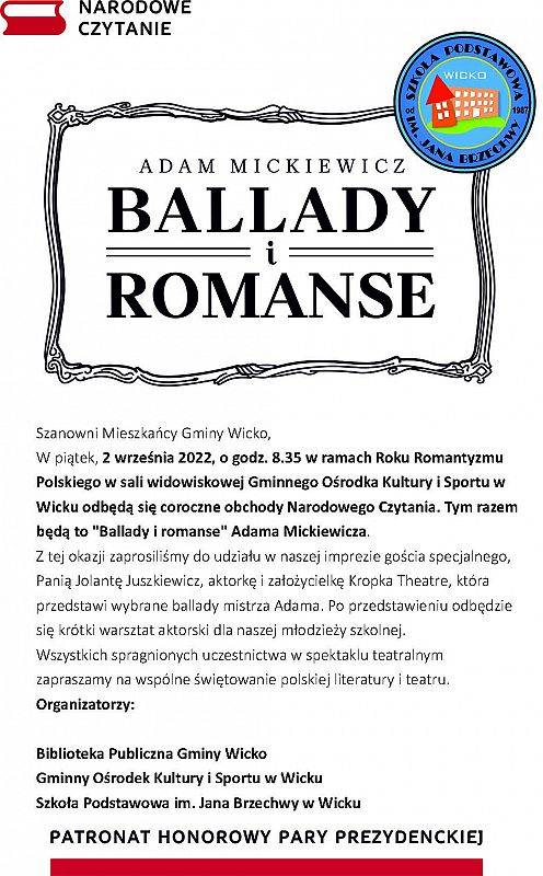 Grafika #0: Narodowe Czytanie - Ballady i Romanse