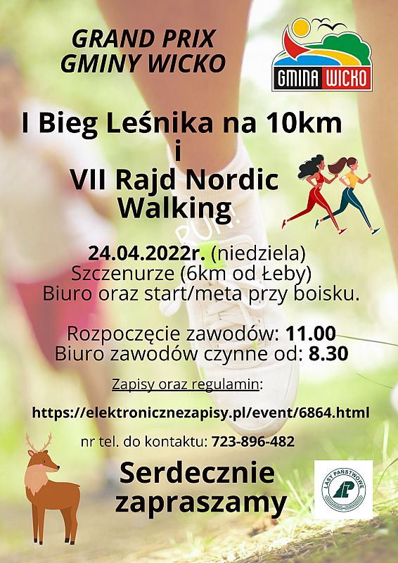 Grafika #0: Bieg Leśnika i VII Rajd Nordic Walking