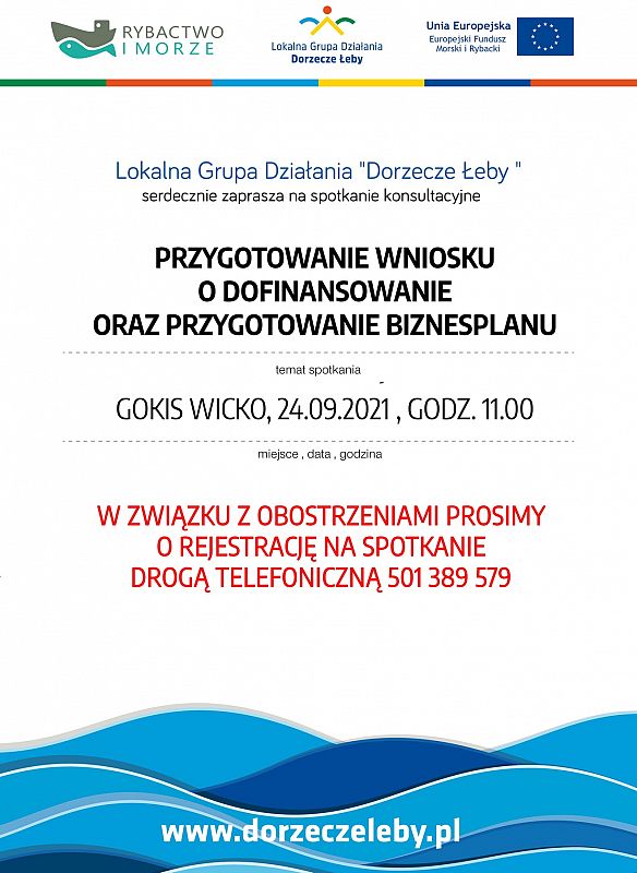 Grafika #0: Spotkanie konsultacyjne LGD Dorzecze Łeby