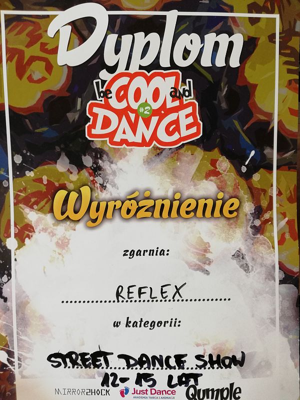 Grafika #0: Wyróżnienie dla REFLEX