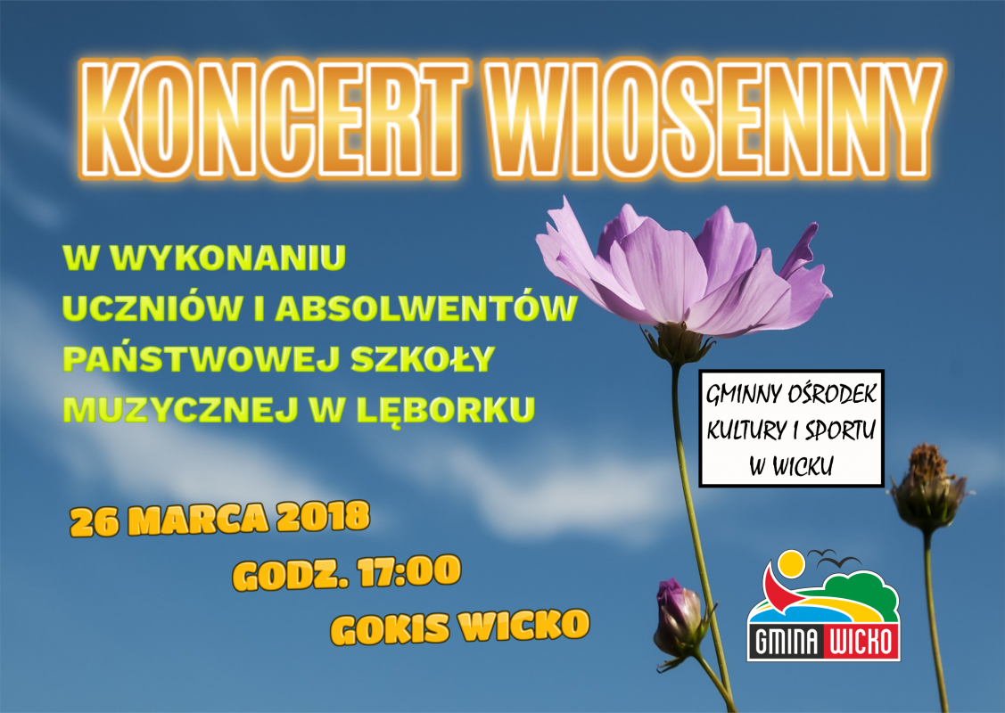 Grafika #0: Zapraszamy na Koncert Wiosenny
