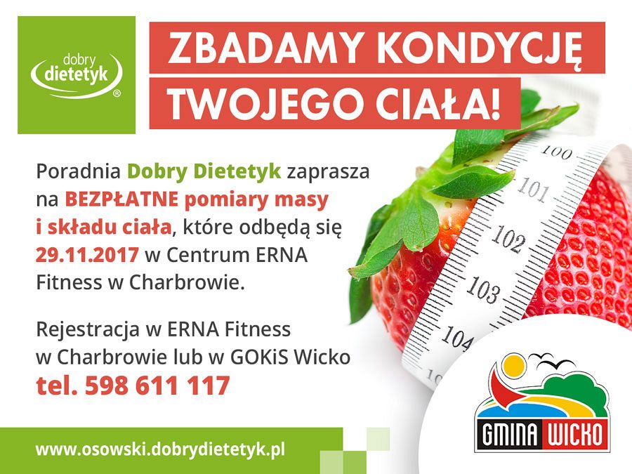 Grafika #0: Bezpłatne pomiary masy i składu ciała