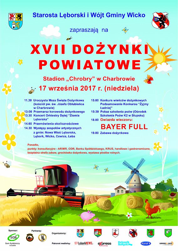 Grafika #0: Dożynki Powiatowe - Charbrowo - 17 września