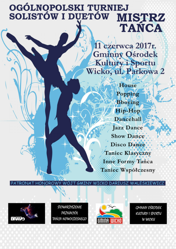 Grafika #0: Ogólnopolski Turniej Solistów i Duetów Mistrz Tańca