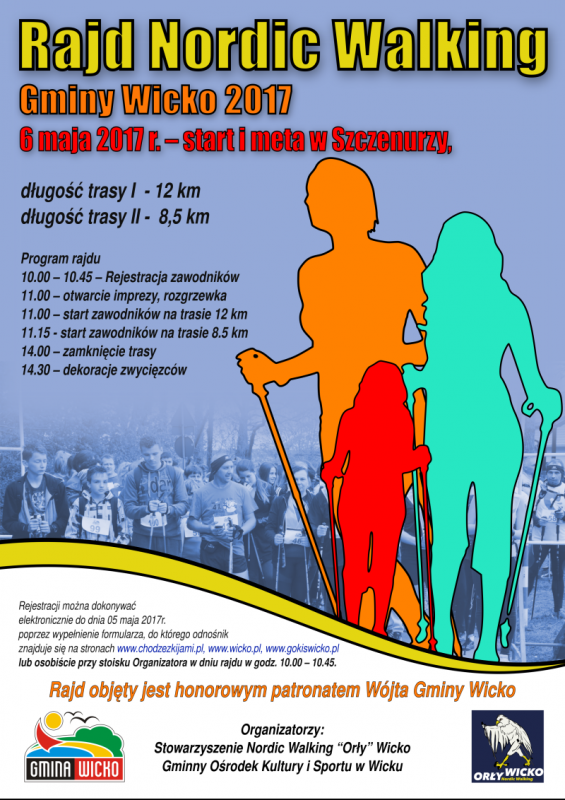 Grafika #0: Rajd Nordic Walking Gminy Wicko 2017