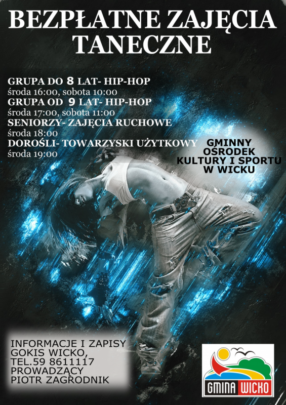 Grafika #0: Zajęcia taneczne - nowy podział na grupy wiekowe