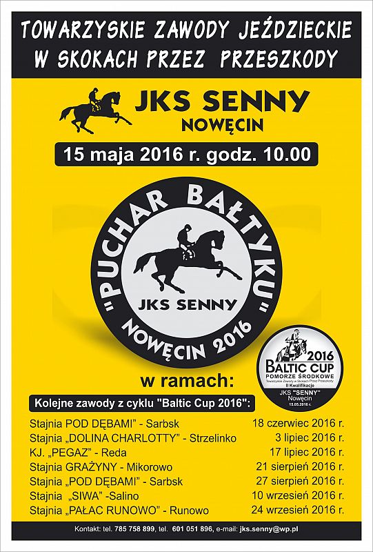 Grafika #0: Puchar Bałtyku - zawody jeździeckie w Nowęcinie
