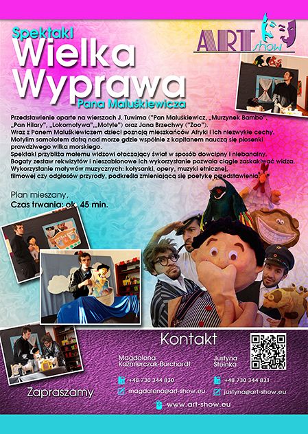 Grafika #0: SPEKTAKL PT. WIELKA WYPRAWA PANA MALUŚKIEWICZA