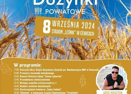 Dożynki Powiatowe w Cewicach grafika