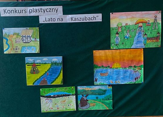 Grafika 4: Konkurs plastyczny ,,Lato na Kaszubach" - podsumowanie