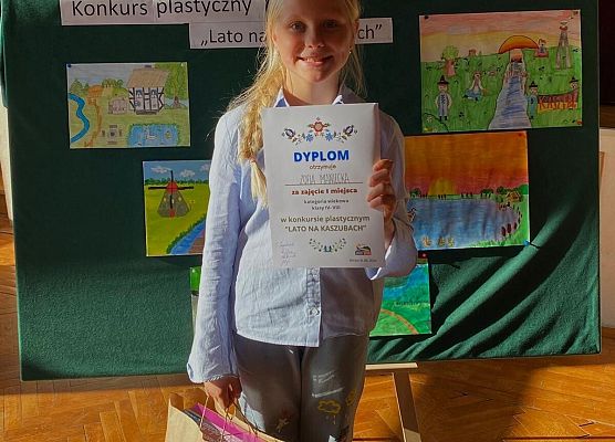 Grafika 13: Konkurs plastyczny ,,Lato na Kaszubach" - podsumowanie