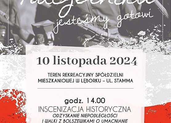 Inscenizacja historyczna w Lęborku grafika