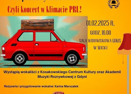 Koncert w klimacie PRL grafika