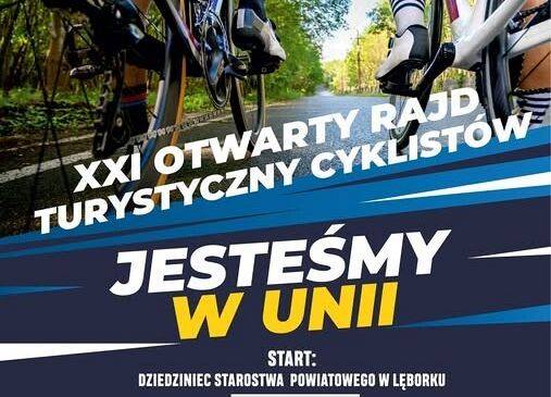 XXI Otwarty Rajd Turystyczny Cyklistów „Jesteśmy w Unii" grafika