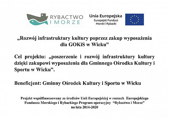 Grafika #0: Projekt Rozwój infrastruktury kultury