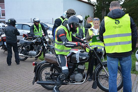 Grafika #114: Rajd Bałtycki - przejazd przez Gminę Wicko - 23.09.2022r.