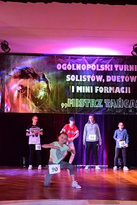 Grafika #484: VI Ogólnopolski Turniej Solistów, Duetów i Mini Formacji MISTRZ TAŃCA