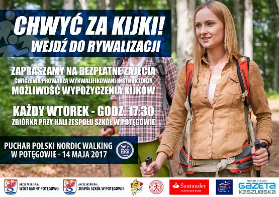 Grafika #1: Puchar Polski Nordic Walking w Potęgowie